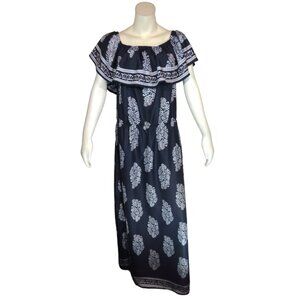 Women Black/Cream/Tan Dress with Yoke collar